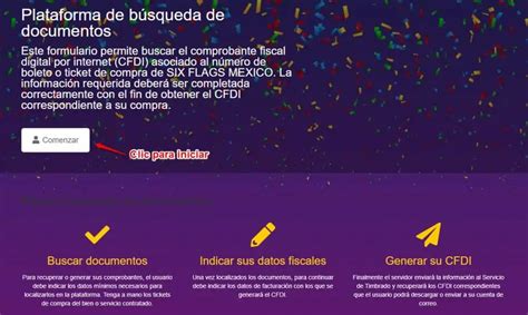 six flags facturacion|six flags facturar.